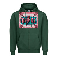 Sports Green western mini pink glitter Zipper Hoodie - BarkalooDesign