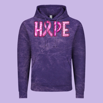 Breast Cancer Hope Vintage Hoodie Designed By Ranaportraitstore