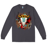 Smoke bullskull christmas Long Sleeve Tee - JahusDesignShop
