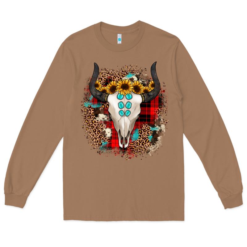 Bullskull Christmas Long Sleeve Tee by JahusDesignShop | Teevron