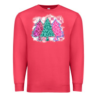 Cardinal christmas leopard trees Premium Sweatshirt - MaliasSmallBusiness