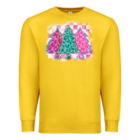 Lemon christmas leopard trees Premium Sweatshirt - MaliasSmallBusiness