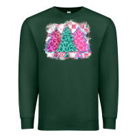 Sports Green christmas leopard trees Premium Sweatshirt - MaliasSmallBusiness
