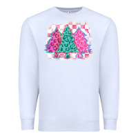 White christmas leopard trees Premium Sweatshirt - MaliasSmallBusiness