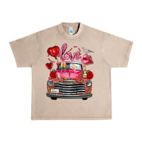French Oak valentine's day truck love bird letter Urban Heavy Tee - FaDigitalArtStudio