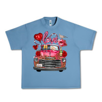 Pebble Blue valentine's day truck love bird letter Urban Heavy Tee - FaDigitalArtStudio