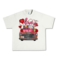 Pistachio valentine's day truck love bird letter Urban Heavy Tee - FaDigitalArtStudio