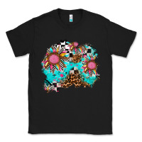 Black race sunflower patches Classic Tee - AdoDesignShop