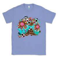 Colony Blue race sunflower patches Classic Tee - AdoDesignShop