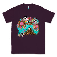 Plum race sunflower patches Classic Tee - AdoDesignShop