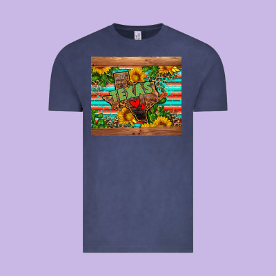 Texas Vintage Tee Designed By Adodesignshop