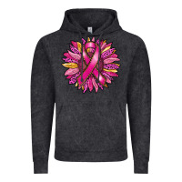 Vintage Black breast cancer sunflower Vintage Hoodie - RanaPortraitStore