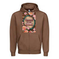 Chestnut Western Welcome To Our Home Zipper Hoodie - LillyAllenDesigns