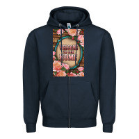 Navy Western Welcome To Our Home Zipper Hoodie - LillyAllenDesigns