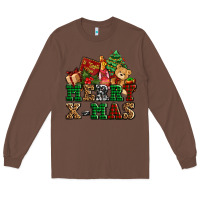 Chestnut merry xmas with christmas Long Sleeve Tee - AdoDesignShop