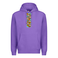 Purple fall gnomes pen wrap 1 Premium Hoodie - Artiststas