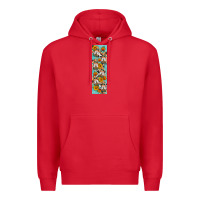Red fall gnomes pen wrap 1 Premium Hoodie - Artiststas