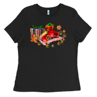Cowgirl Hat With Gifts And Cookies Ladies Tee | Teevron