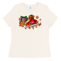 Bone cowgirl hat with gifts and cookies Ladies Tee - AdoDesignShop