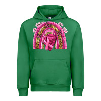 Emerald breast cancer rainbow Urban Hoodie - NancyCooperArtShop