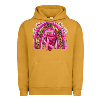 Pigment Peanut Butter breast cancer rainbow Urban Hoodie - NancyCooperArtShop