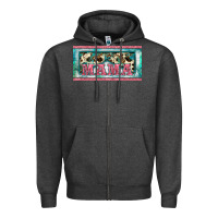 Charcoal Heather western mama     license plate Zipper Hoodie - BarkalooDesign