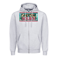 Heather Grey western mama     license plate Zipper Hoodie - BarkalooDesign