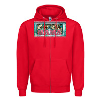 Red western mama     license plate Zipper Hoodie - BarkalooDesign