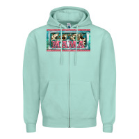 Seafoam western mama     license plate Zipper Hoodie - BarkalooDesign