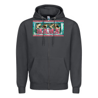 Smoke western mama     license plate Zipper Hoodie - BarkalooDesign