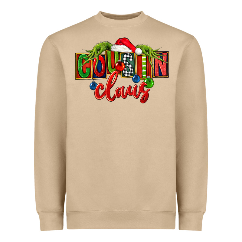 Cousin Claus Christmas Heavyweight Sweatshirt by FaDigitalArtStudio | Teevron