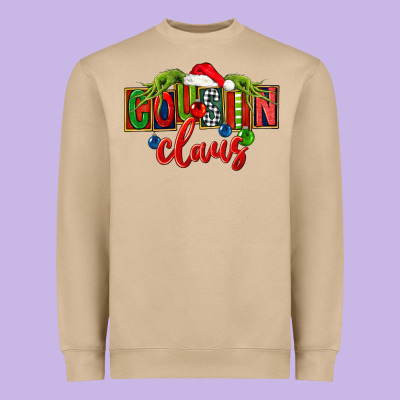 Cousin Claus Christmas Heavyweight Sweatshirt Designed By Fadigitalartstudio