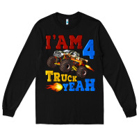 Black i'am four truck yeah Long Sleeve Tee - Artiststas