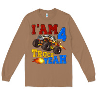 Toasted Coconut i'am four truck yeah Long Sleeve Tee - Artiststas