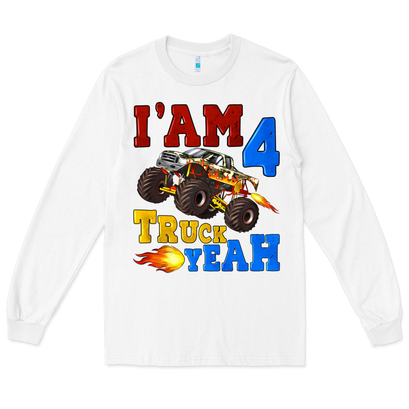 I'am Four Truck Yeah Long Sleeve Tee by Artiststas | Teevron