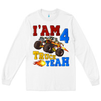 White i'am four truck yeah Long Sleeve Tee - Artiststas