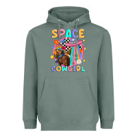 Sage space cowgirl Heavyweight Hoodie - MaliasSmallBusiness