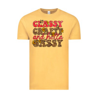 Vintage Mustard classy crafty and hella sassy Vintage Tee - HRA Design Shop