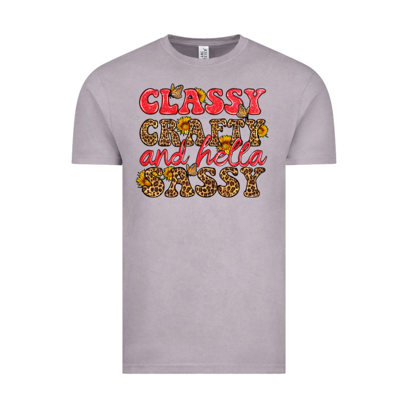 Classy Crafty And Hella Sassy Vintage Tee by HRA Design Shop | Teevron