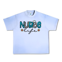 Grape Ice Nurse life Urban Heavy Tee - CowhideDigitalArt