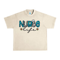 Sandshell Nurse life Urban Heavy Tee - CowhideDigitalArt
