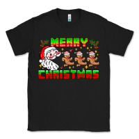 Black Merry Christmas Classic Tee - CowhideDigitalArt