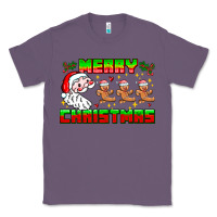 Lavender Merry Christmas Classic Tee - CowhideDigitalArt
