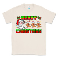 Natural Merry Christmas Classic Tee - CowhideDigitalArt