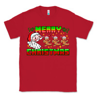 Red Merry Christmas Classic Tee - CowhideDigitalArt