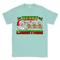 Seafoam Merry Christmas Classic Tee - CowhideDigitalArt