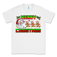White Merry Christmas Classic Tee - CowhideDigitalArt