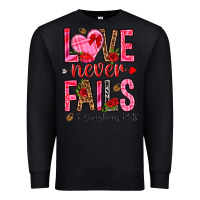 Black love never fails i corintians 13 8 Premium Sweatshirt - NancyCooperArtShop