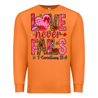 Carrot love never fails i corintians 13 8 Premium Sweatshirt - NancyCooperArtShop