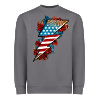 Storm American lightning bolt Heavyweight Sweatshirt - Neo Western